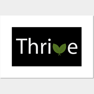 Thrive artistic typography design Posters and Art